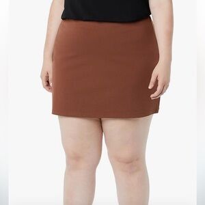 NWT Daily Ritual Women's Ponte A-Line Mini Skirt